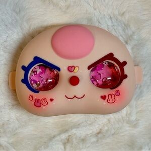 Baby Three 400% Custom Face Replacement with Liquid Glitter Eyes Pink Hair BB3 ✨